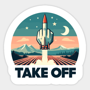 TAKE OFF Sticker